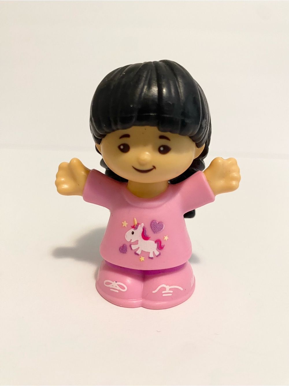 Little People Camping PJs Girl Asian Figure Dollhouse Fisher Price 4/$20 🛑